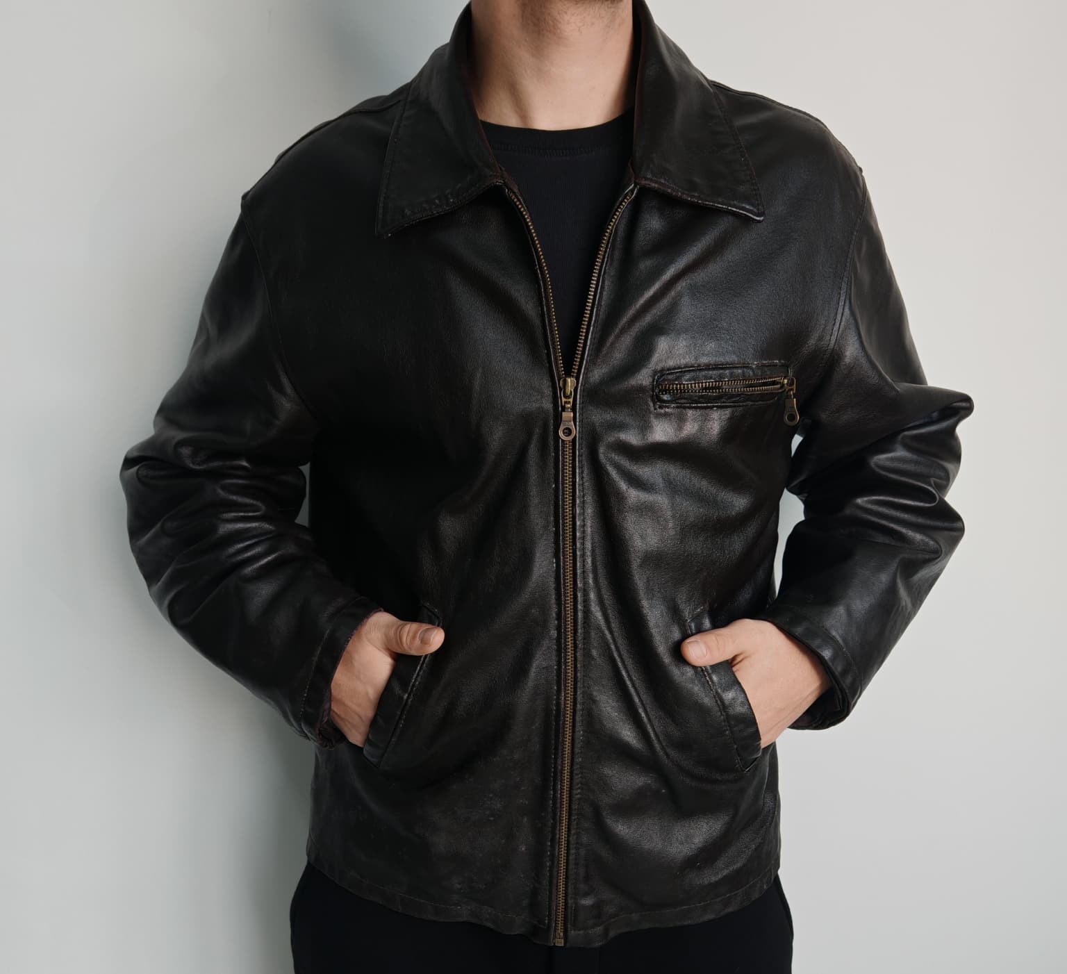 Giacca in vera pelle