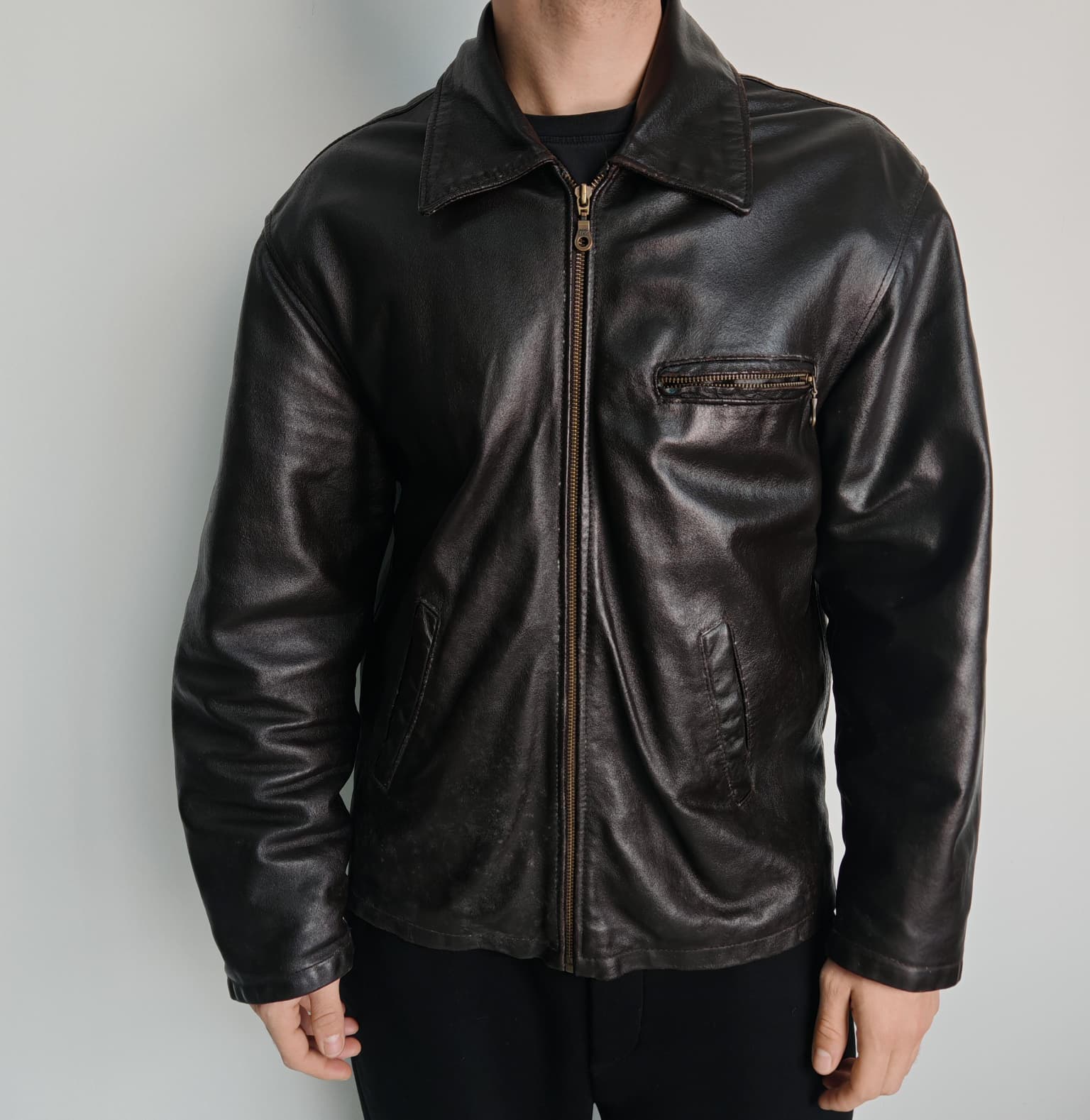 Giacca in vera pelle