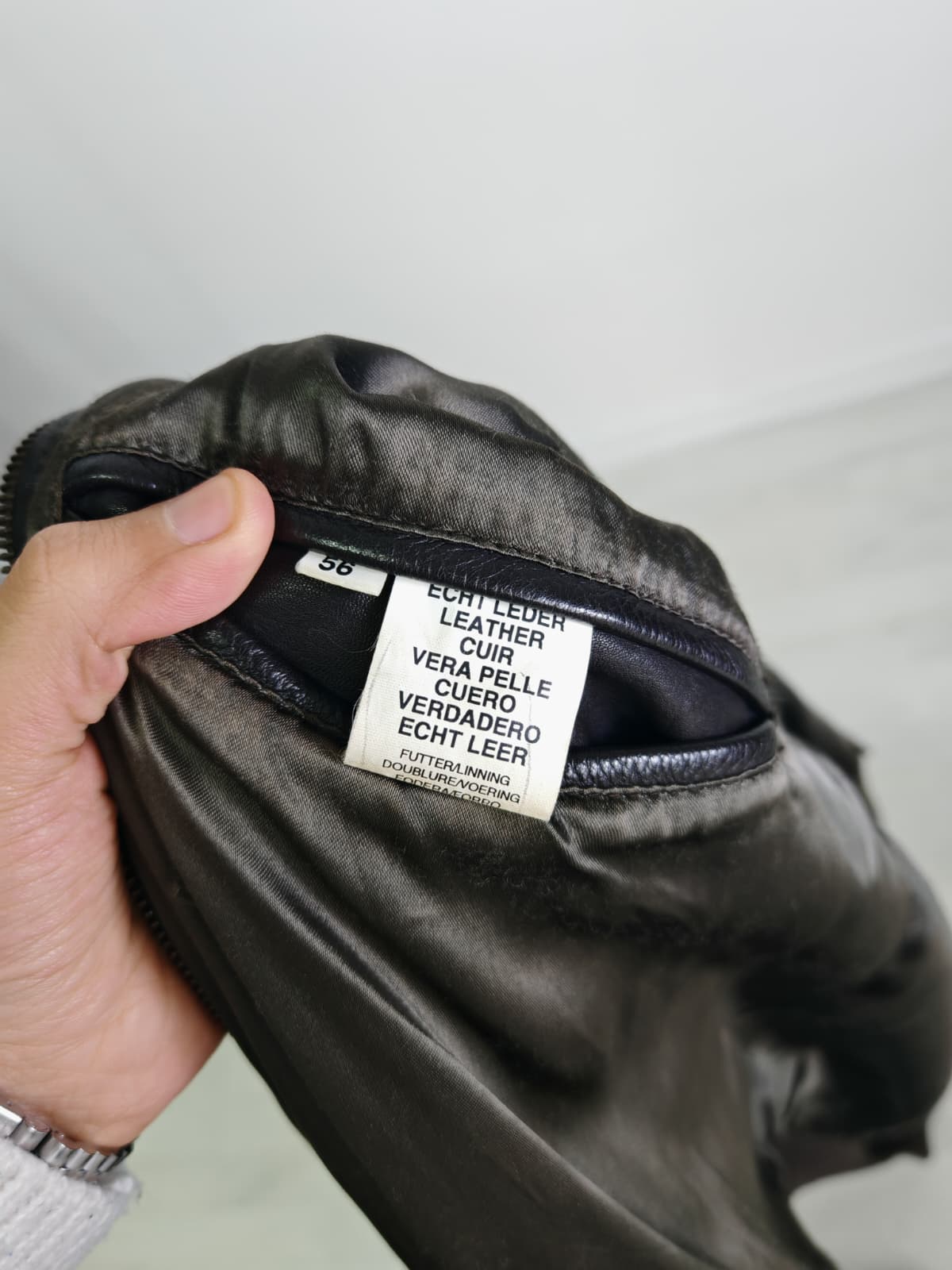 Giacca in vera pelle