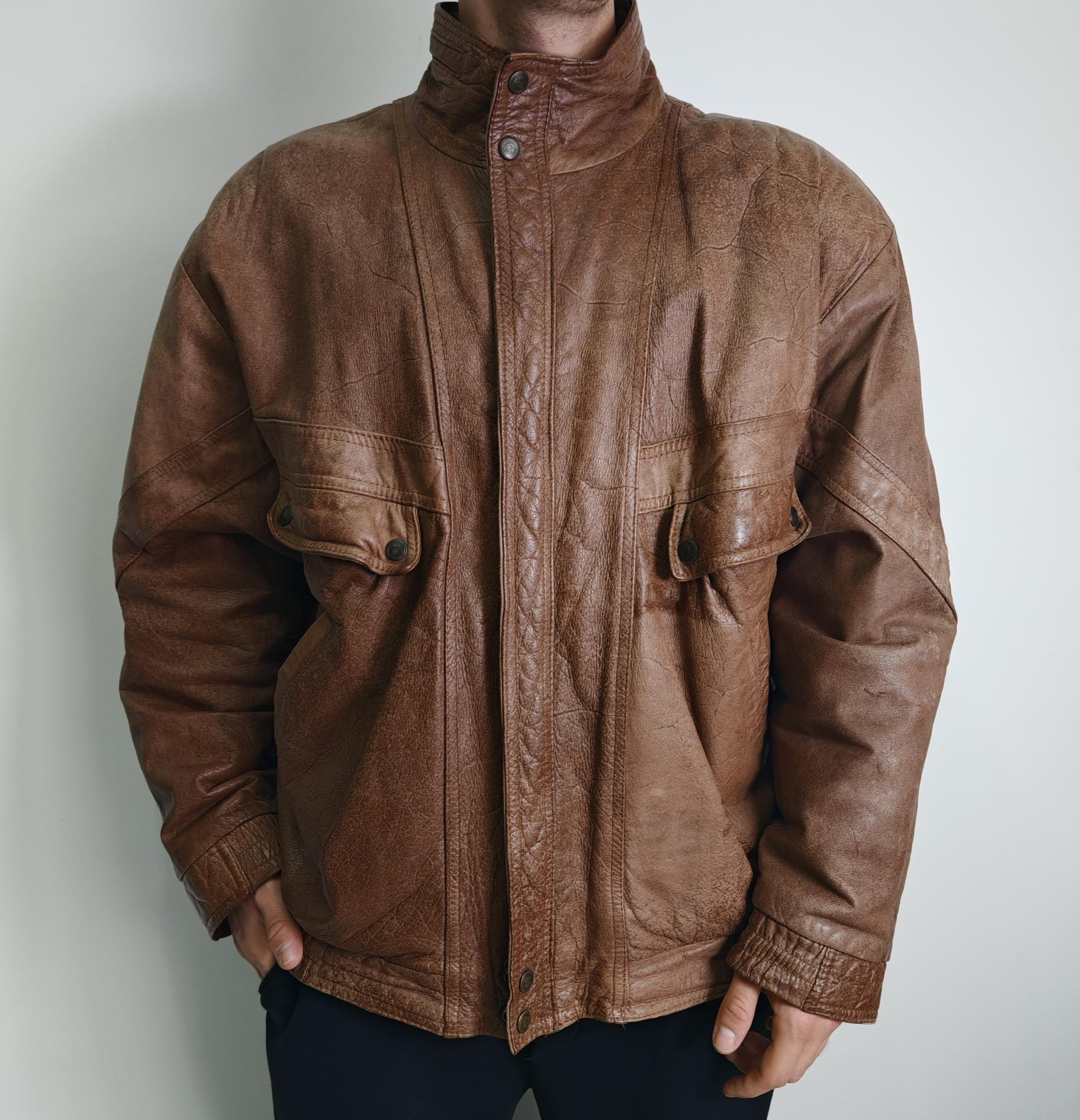 Giacca in vera pelle