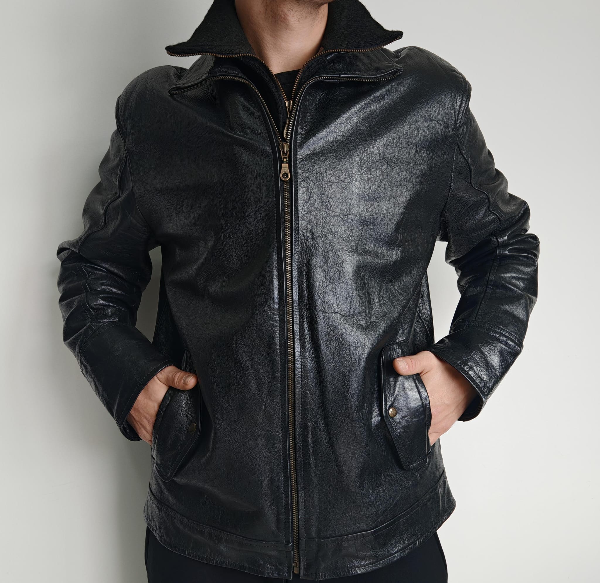 Giacca in vera pelle